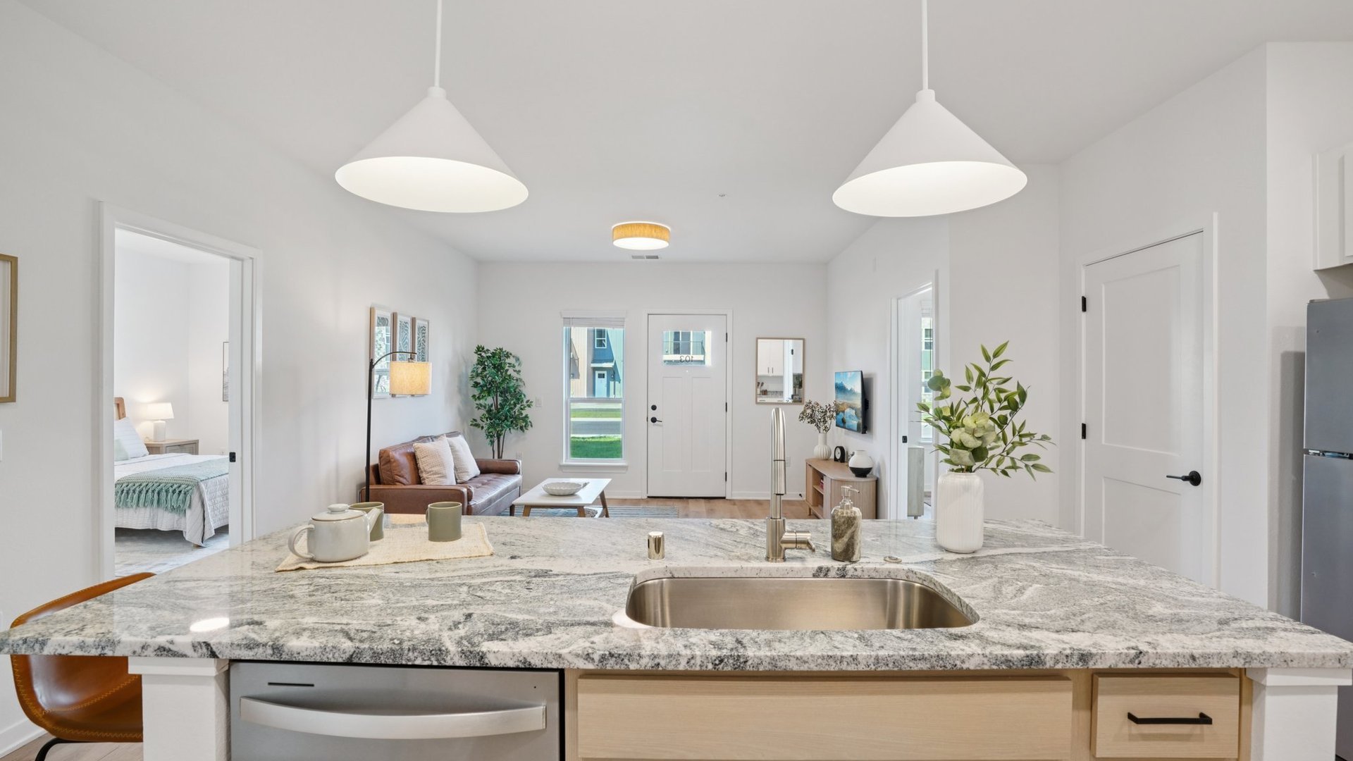Westrock Residences Kitchen and Living Room (2)