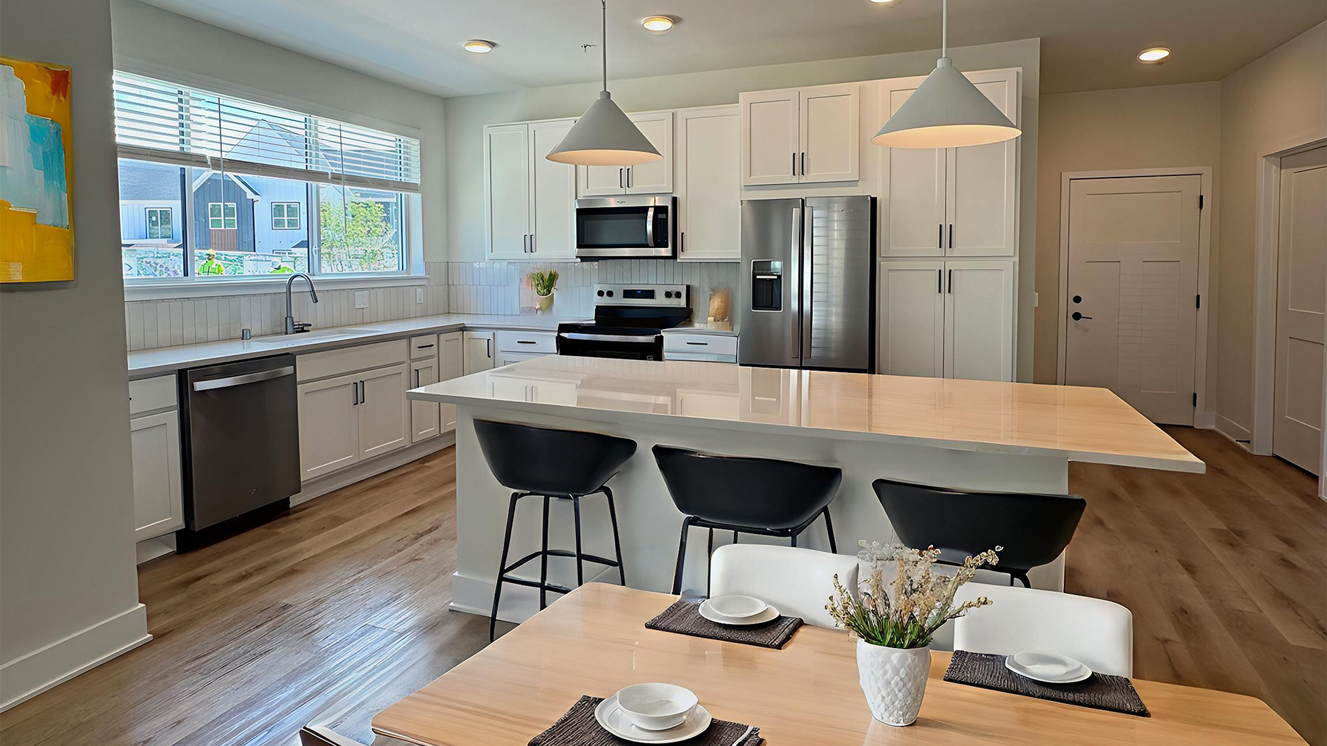 Westrock Kitchen Staged
